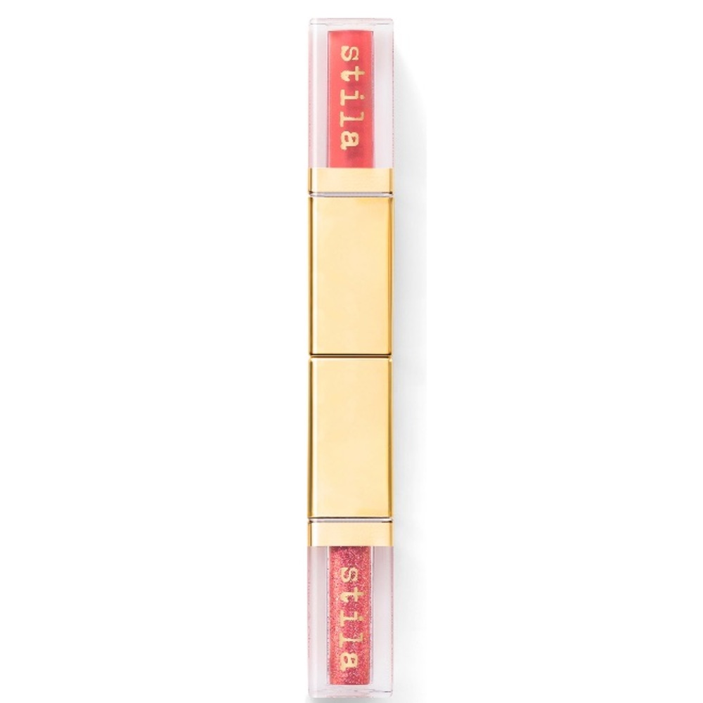 3/$50 Stila Double Dip Suede Shade & Glitter Glow Coral Reef